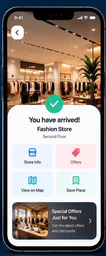 NaviSpace mobile arrival and offers experience